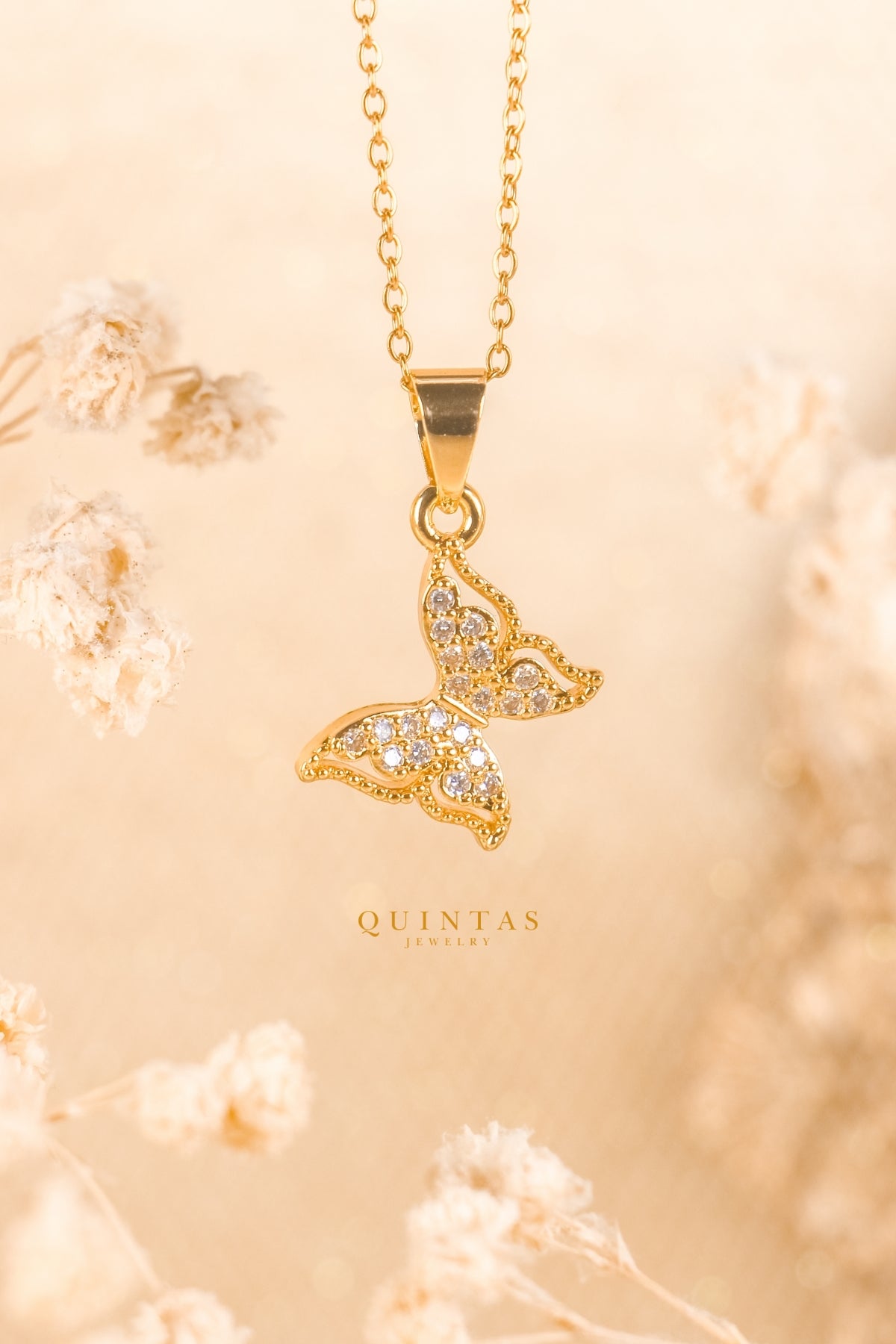 Marie Butterfly Tail Necklace