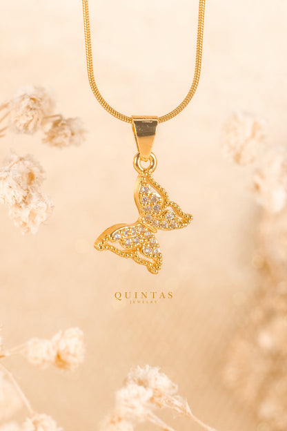 Marie Butterfly Tail Necklace