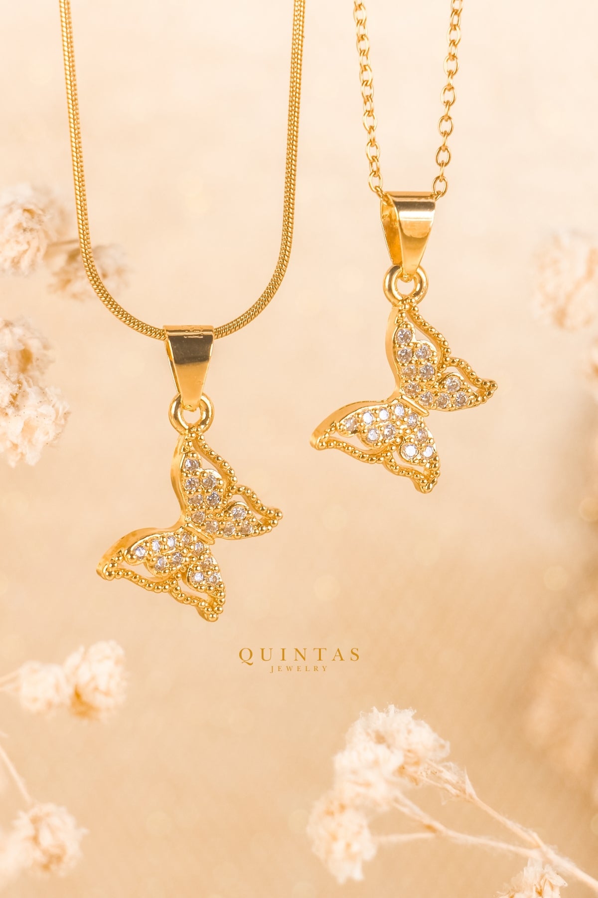 Marie Butterfly Tail Necklace