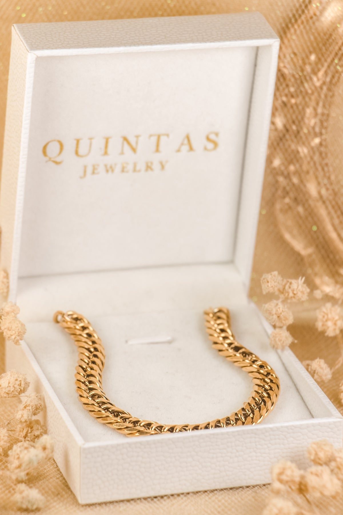 Valen Gold Cuban Bracelet