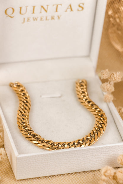 Valen Gold Cuban Bracelet