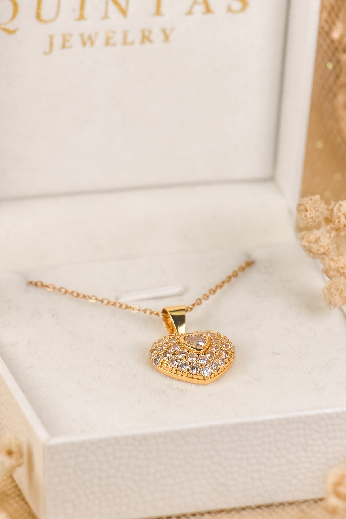 Sparkling Heart Necklace