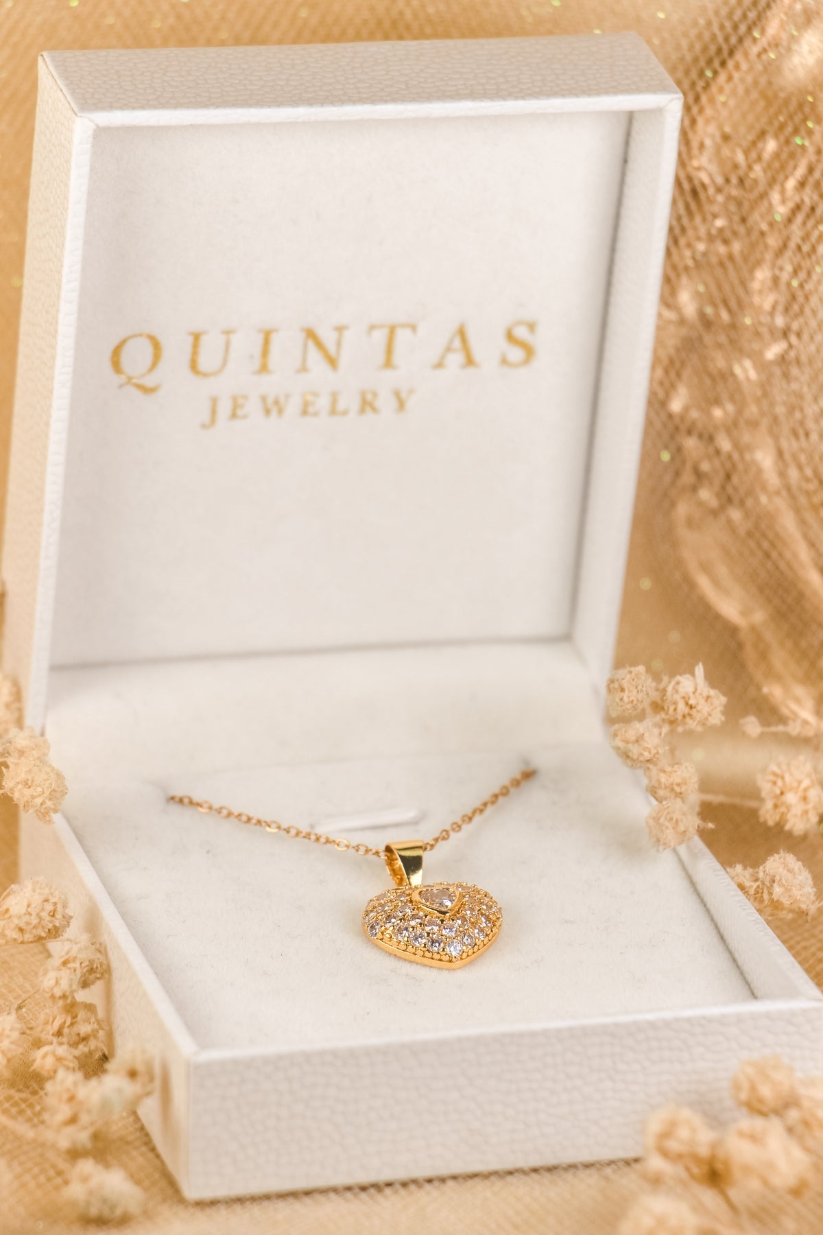 Sparkling Heart Necklace