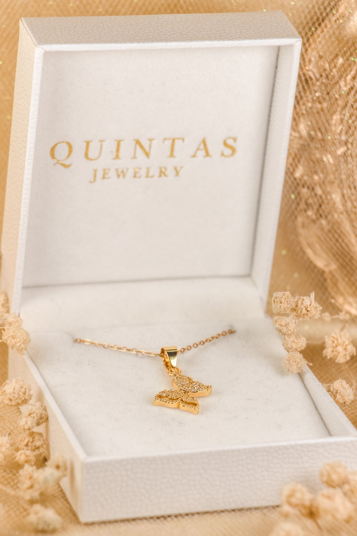 Marie Butterfly Tail Necklace