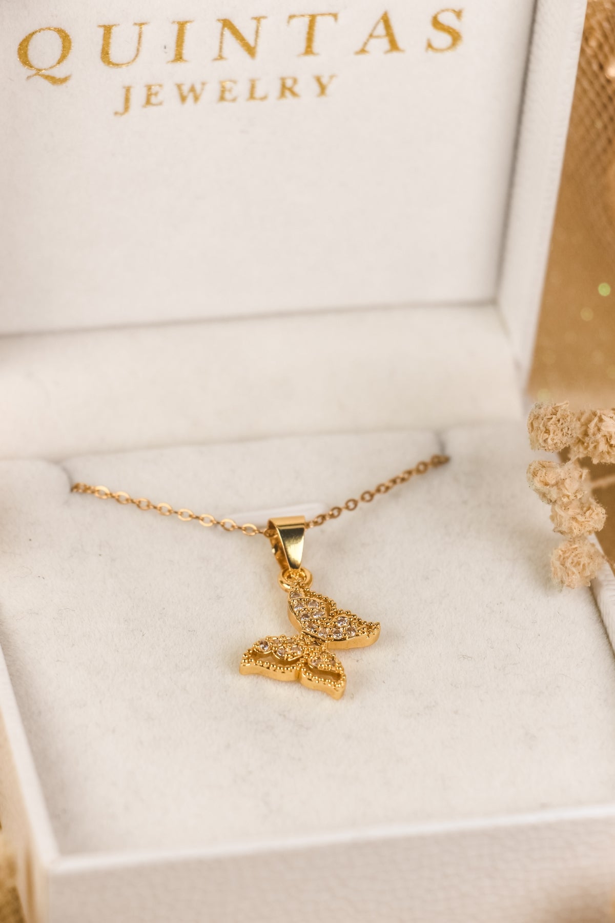 Marie Butterfly Tail Necklace