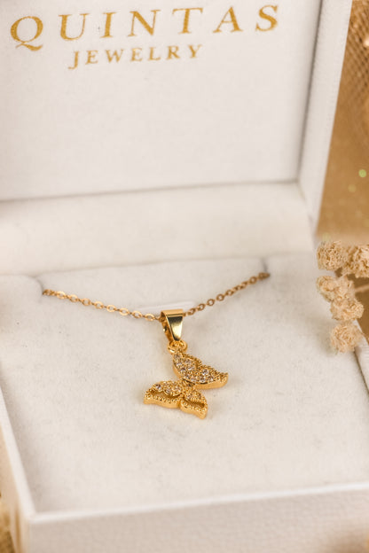 Marie Butterfly Tail Necklace
