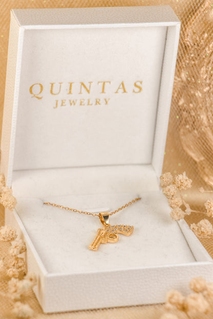 Pistol Charm Necklace