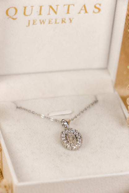Sacred Guadalupe Silver Necklace