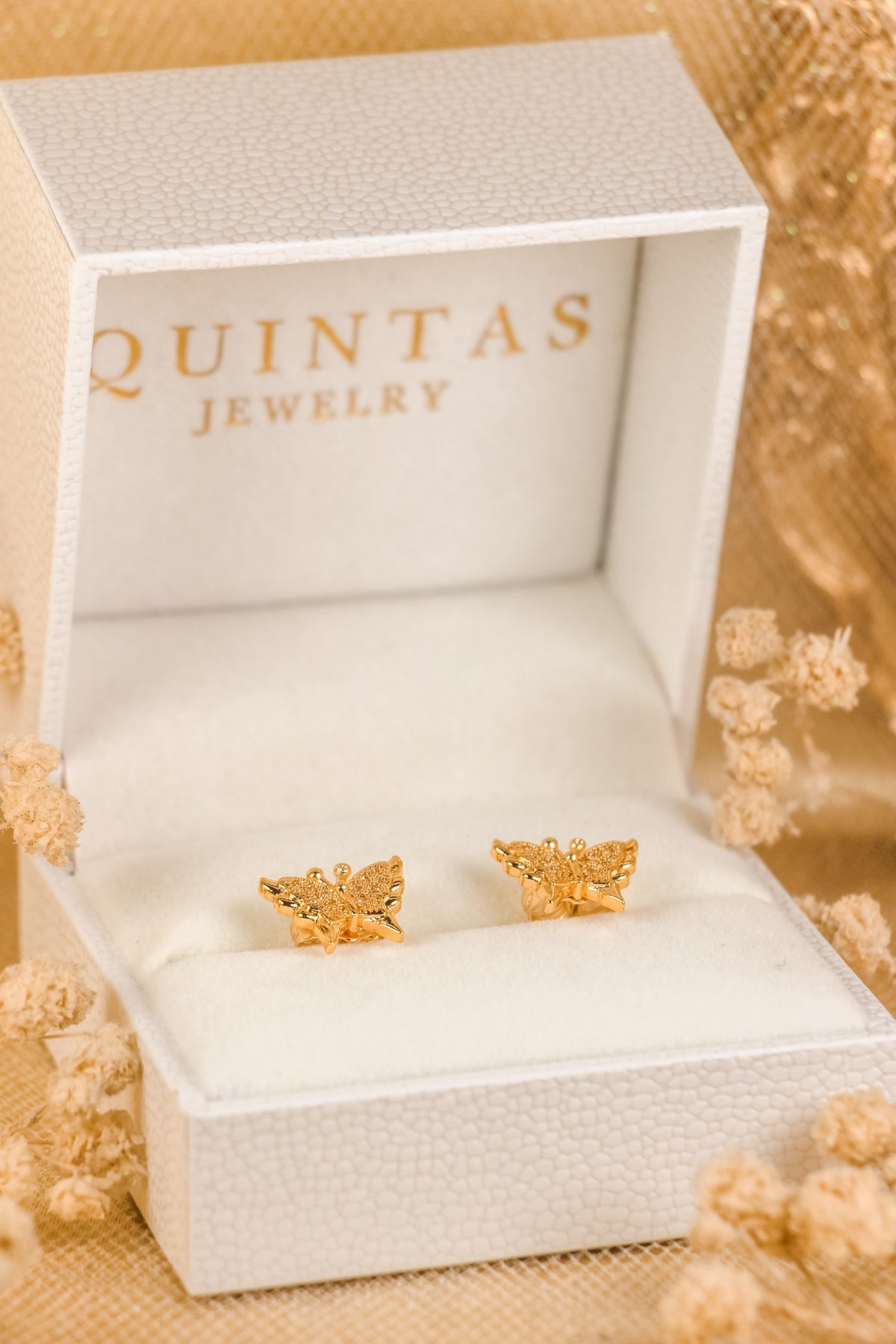 Aurelia Butterfly Stud Earrings