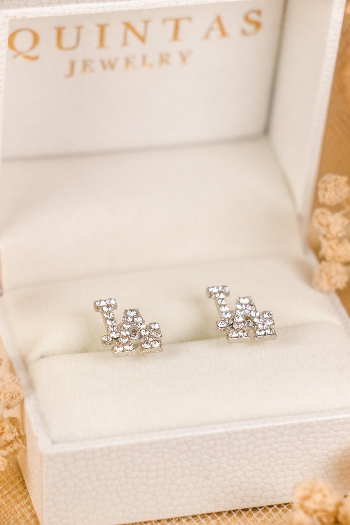 Los Angeles Silver Stud Earrings
