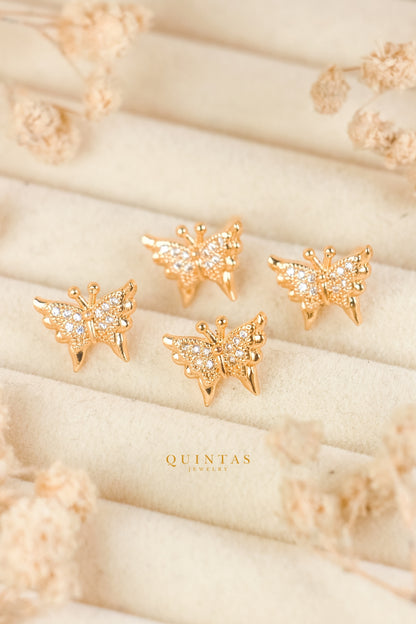 Aurelia Butterfly Stud Earrings