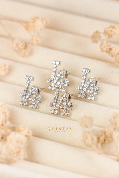 Los Angeles Silver Stud Earrings