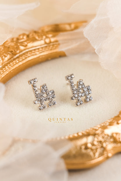 Los Angeles Silver Stud Earrings