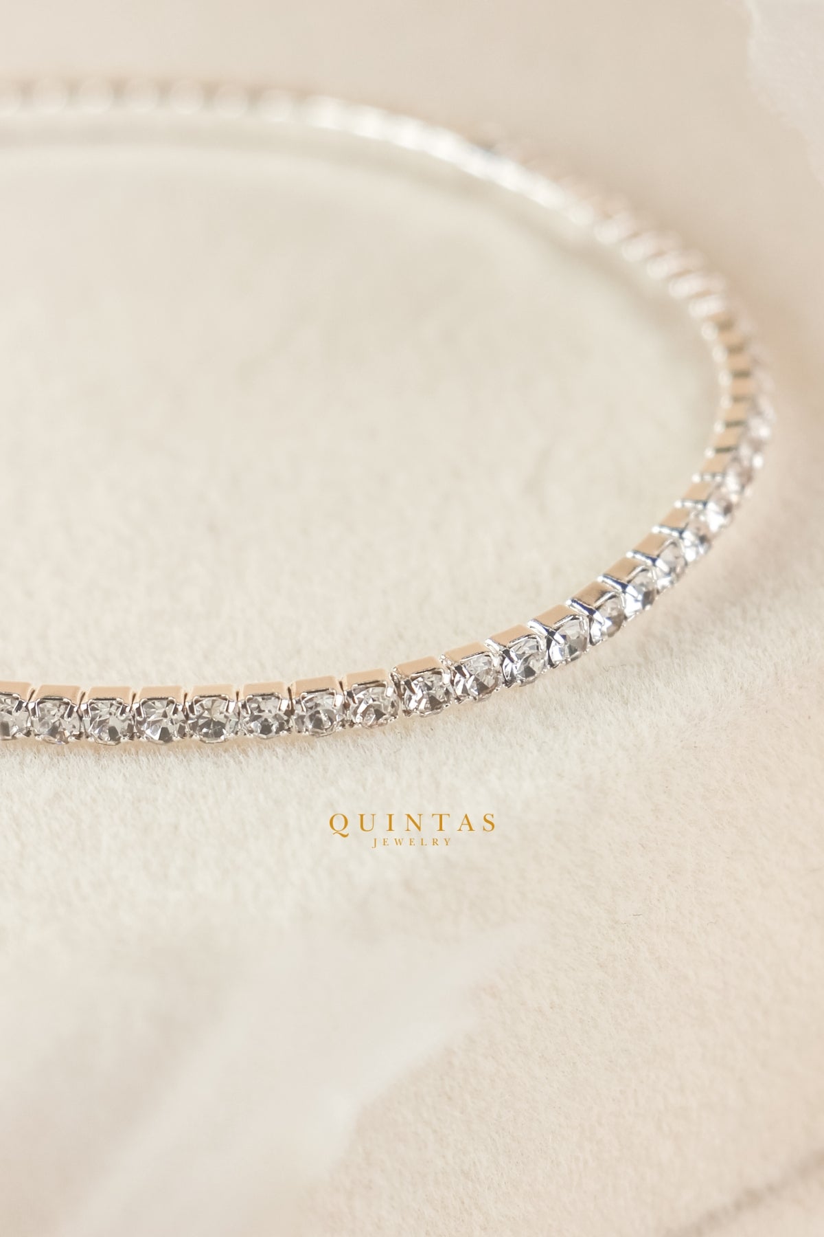 Classic Tennis Silver Bracelet