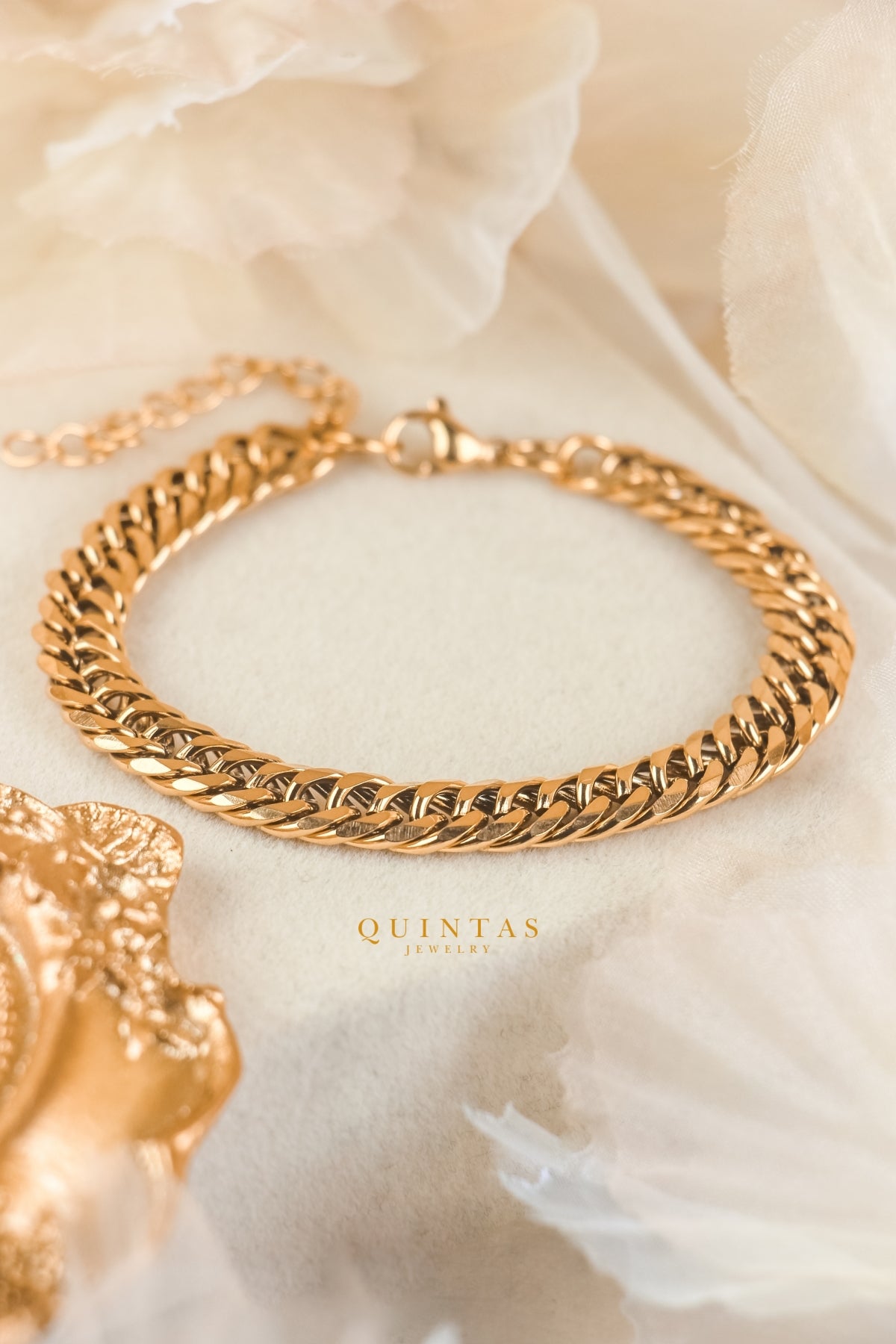 Valen Gold Cuban Bracelet