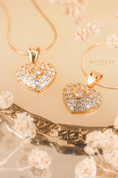 Sparkling Heart Necklace