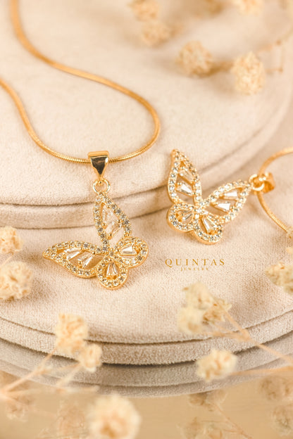 Alora Grand Butterfly Necklace