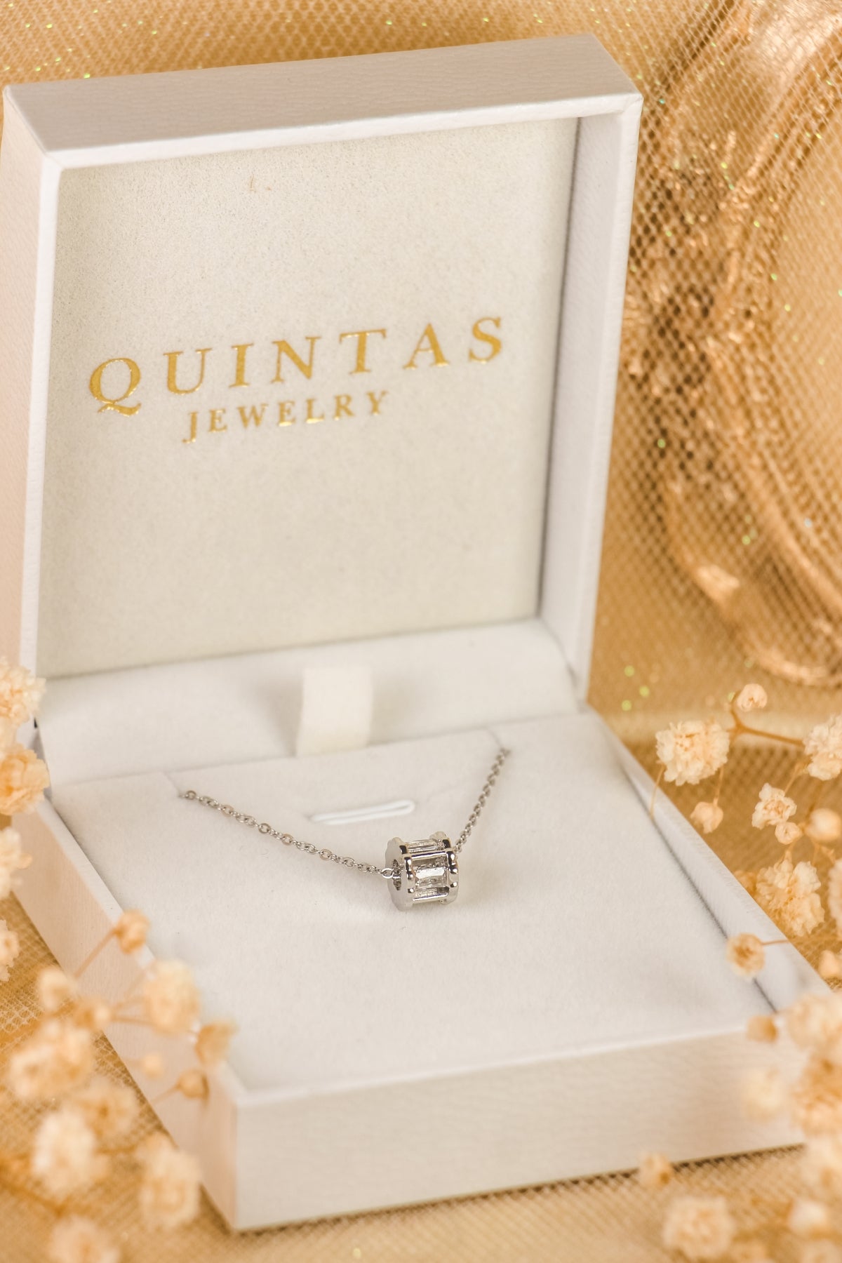 Luke Silver Barrel Necklace