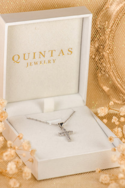 Sanctum Cross Silver Necklace