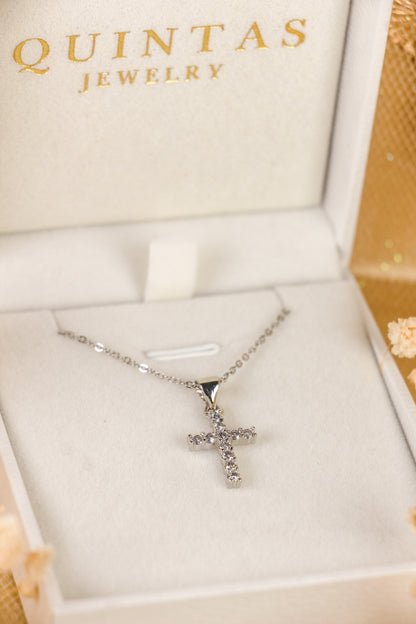 Sanctum Cross Silver Necklace