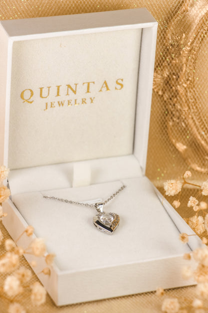 Guarded Heart Silver Necklace