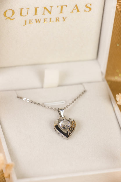 Guarded Heart Silver Necklace