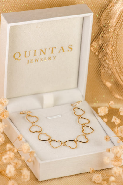 Mia Heart Chain Bracelet