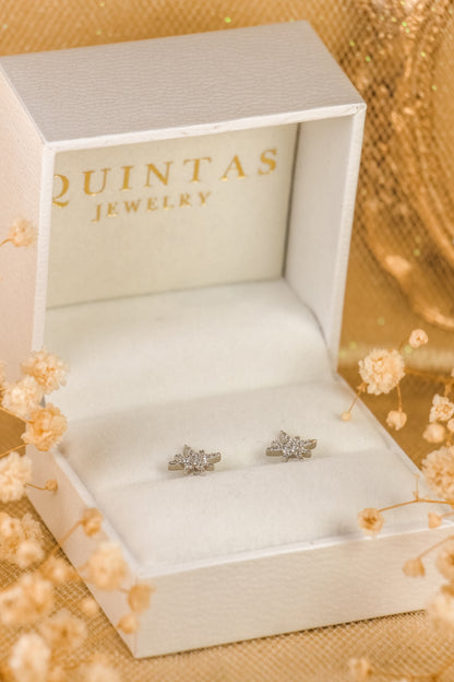 Solana Star Silver Stud Earrings