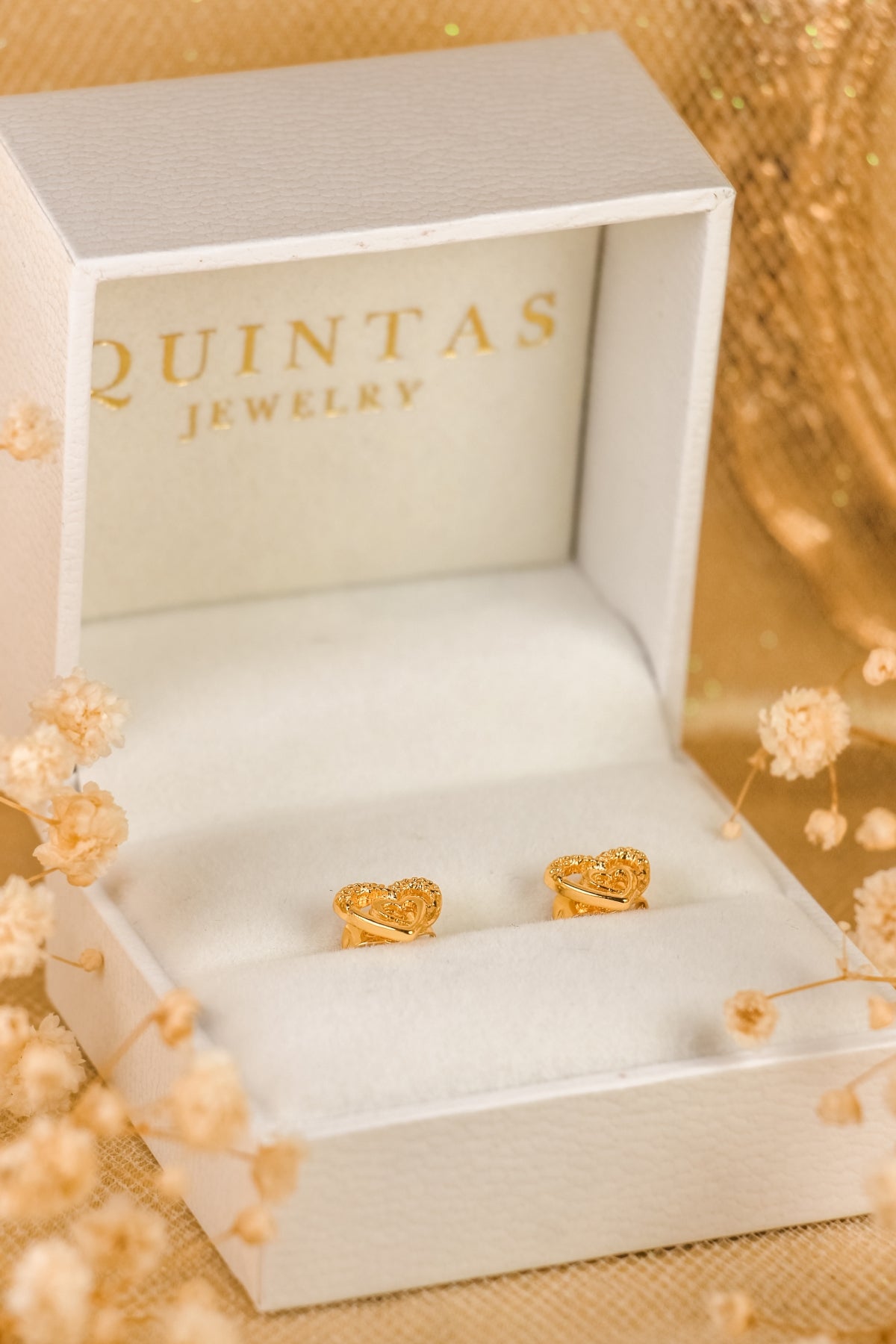 Celia Double Heart Earrings