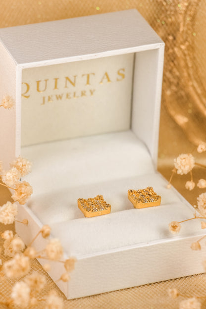 Emma Square Stud Earrings