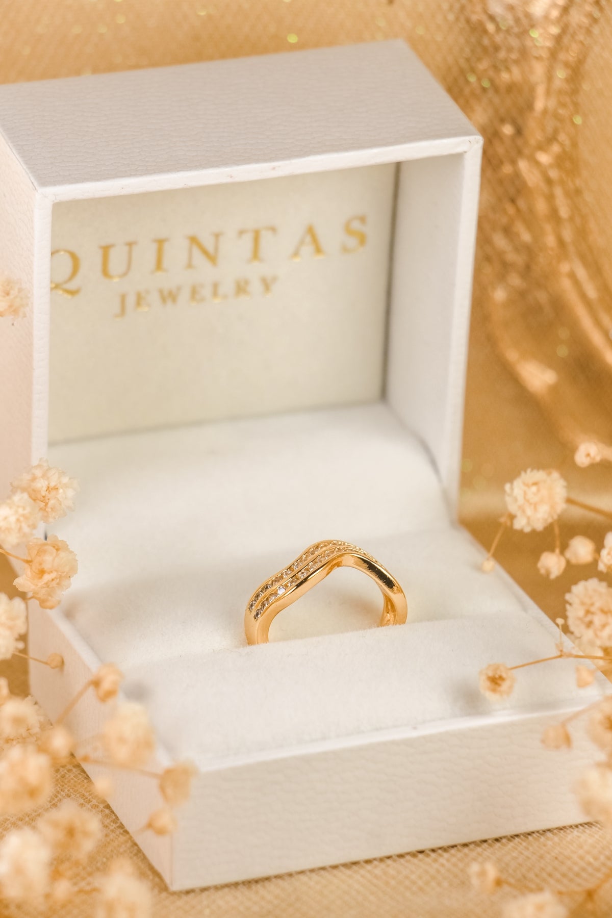 Solina Wave Ring (Adjustable)