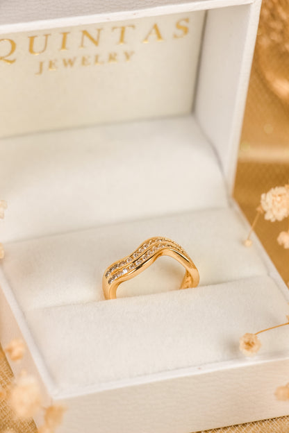 Solina Wave Ring (Adjustable)