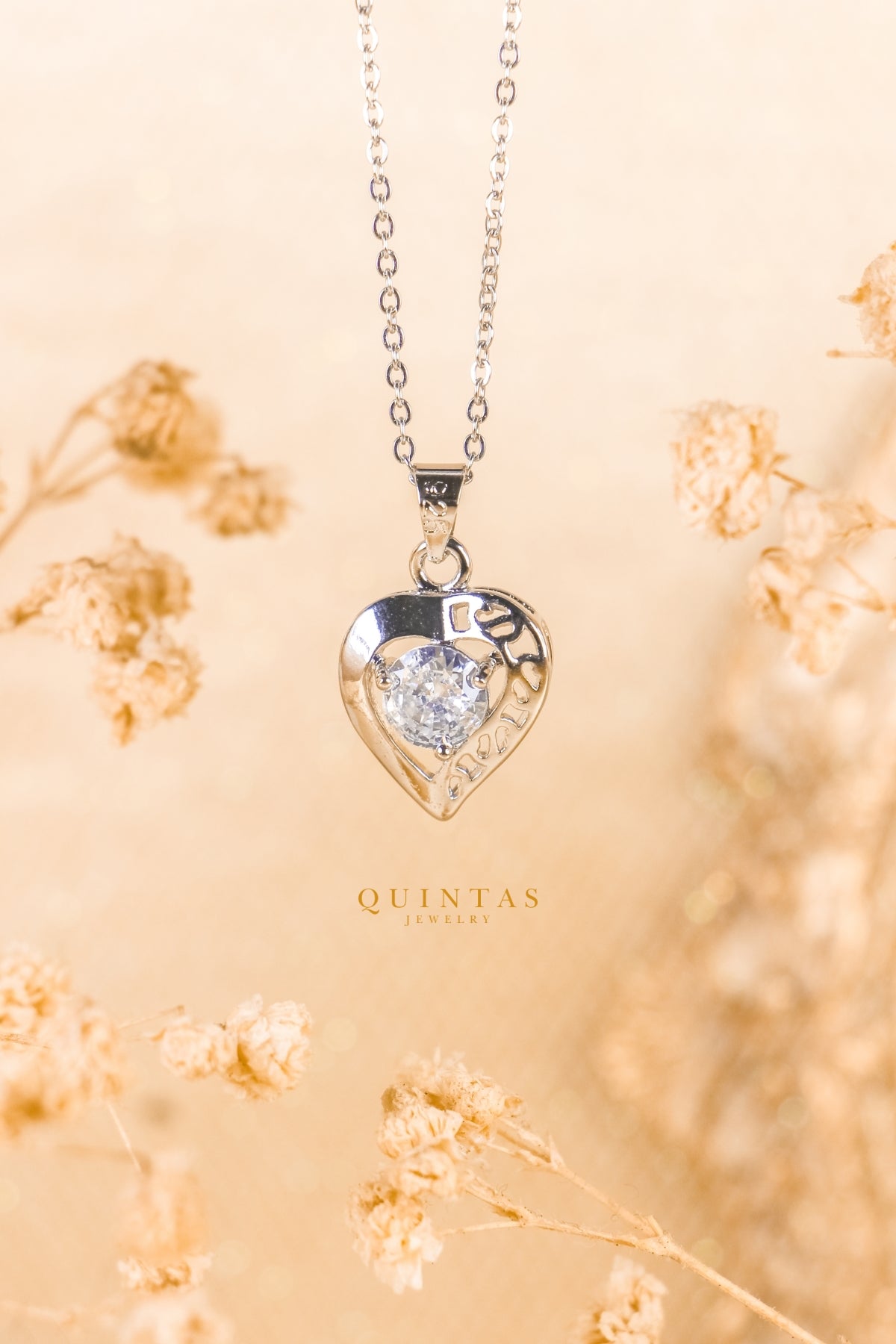 Guarded Heart Silver Necklace