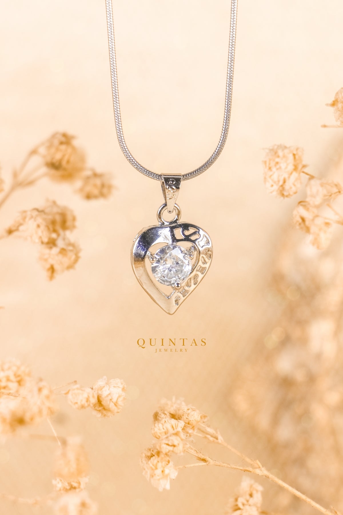 Guarded Heart Silver Necklace