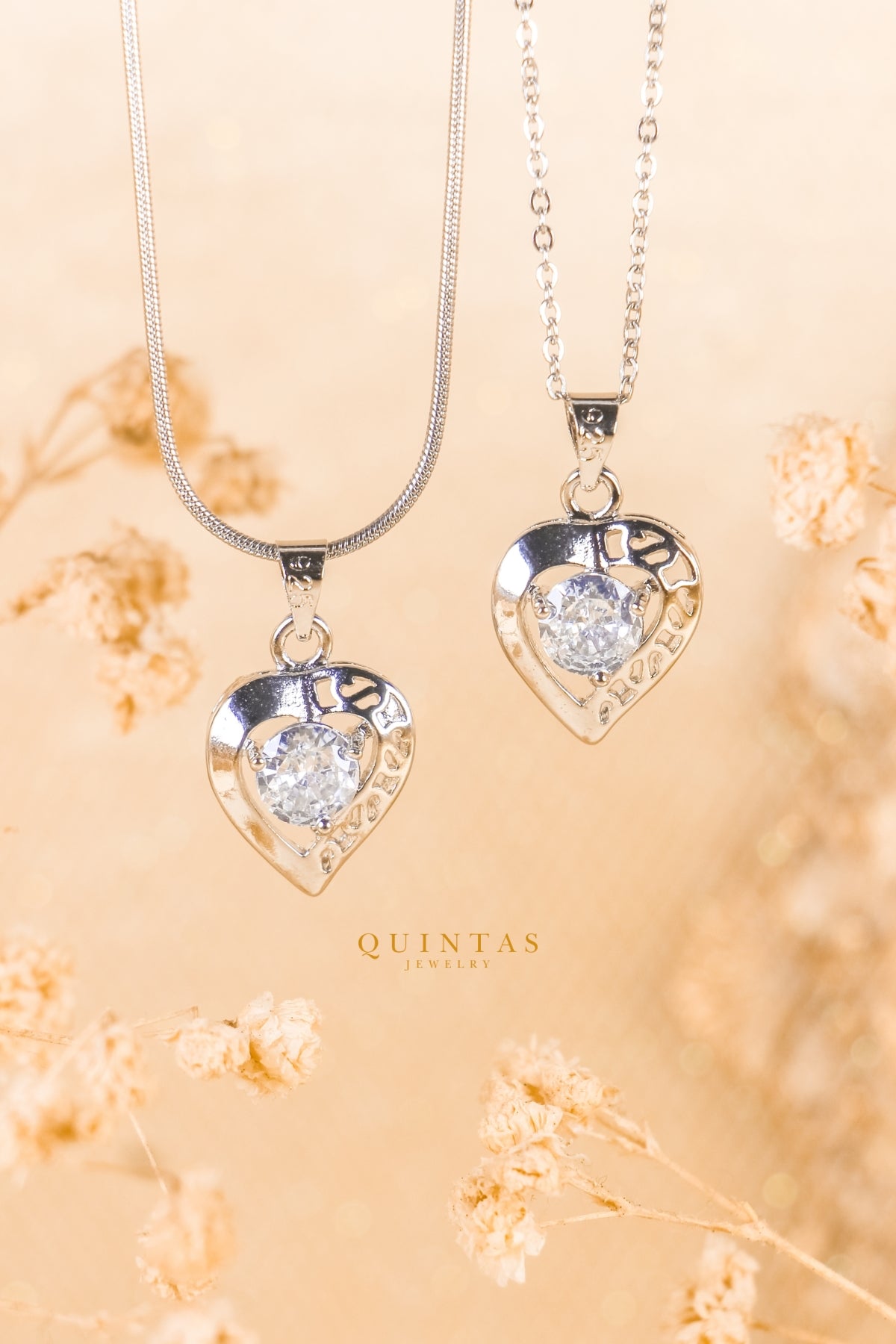 Guarded Heart Silver Necklace