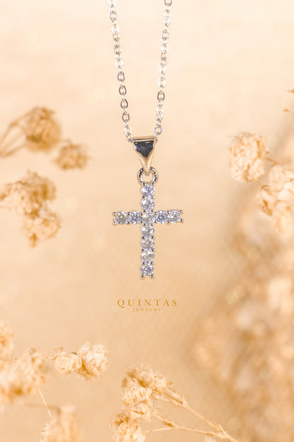 Sanctum Cross Silver Necklace