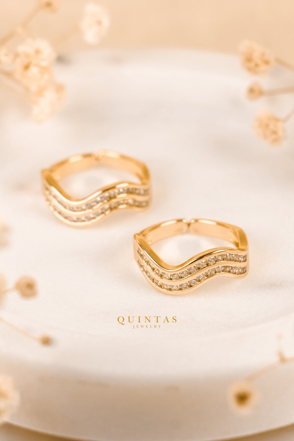 Solina Wave Ring (Adjustable)