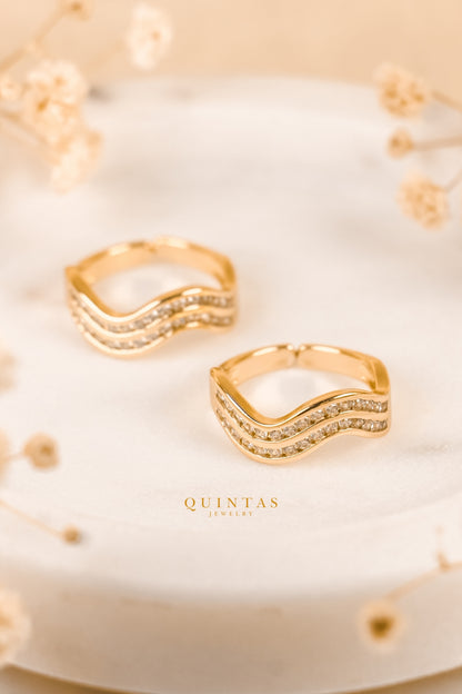 Solina Wave Ring (Adjustable)