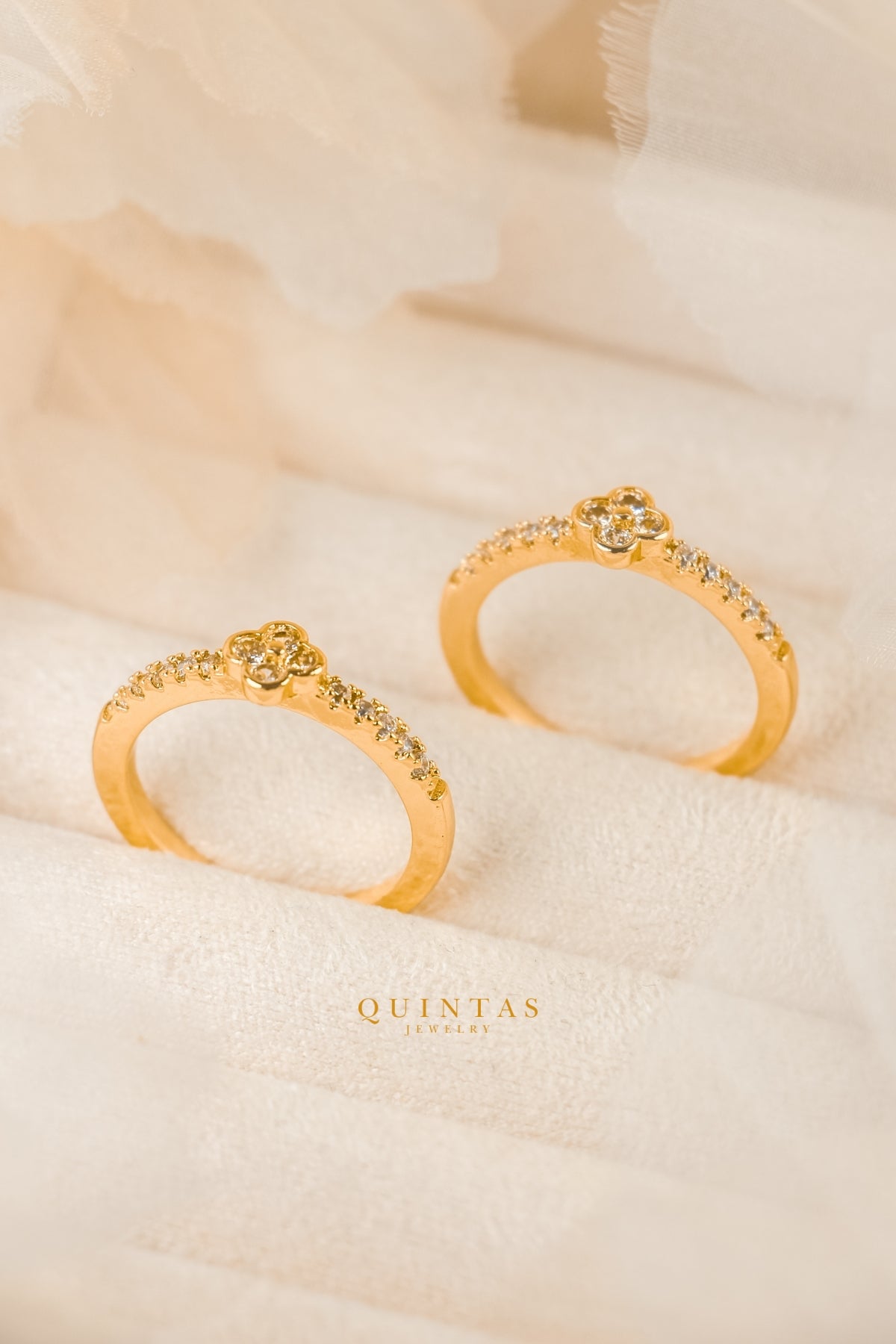 Fleur Clover Ring (Adjustable)