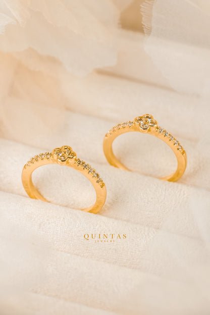 Fleur Clover Ring (Adjustable)