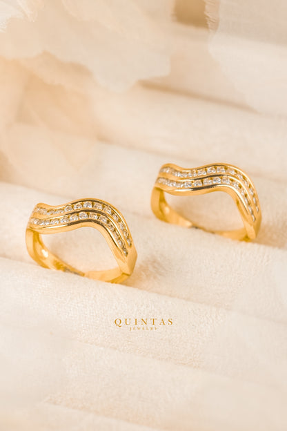 Solina Wave Ring (Adjustable)