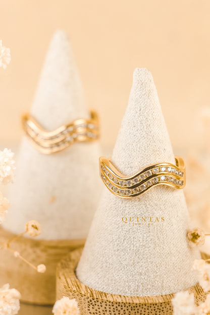 Solina Wave Ring (Adjustable)