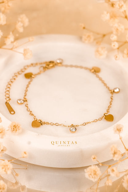 Agatha Hearts and Diamonds Bracelet