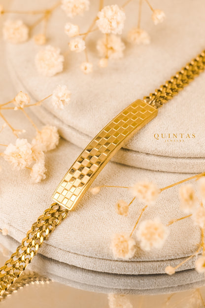 Elio Gold Bar Bracelet