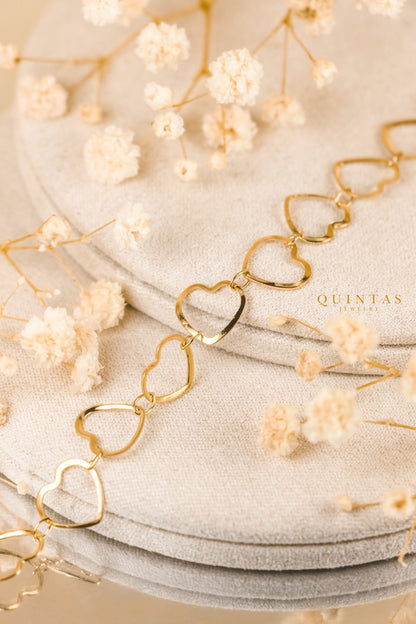 Mia Heart Chain Bracelet