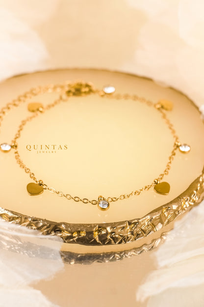 Agatha Hearts and Diamonds Bracelet