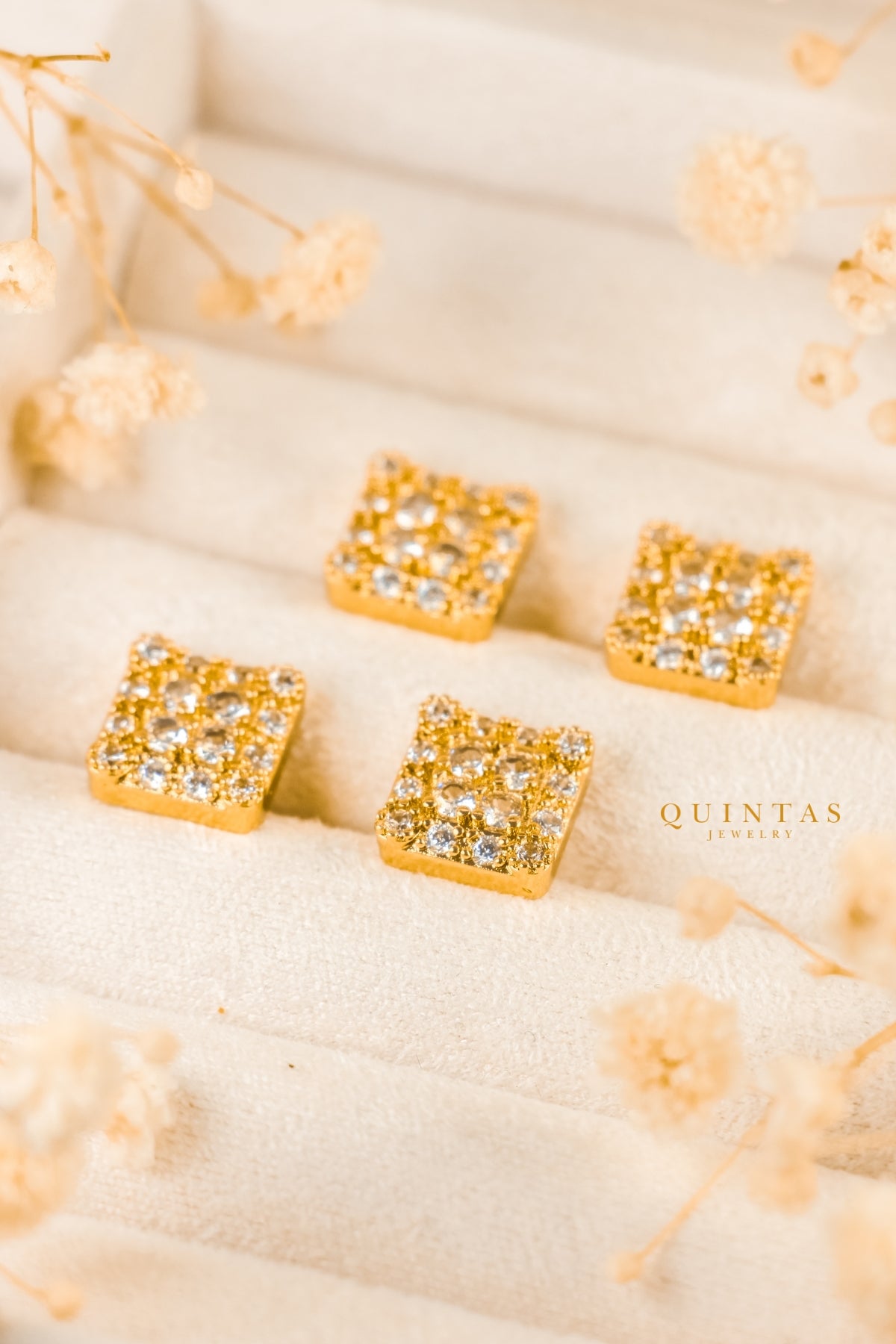 Emma Square Stud Earrings