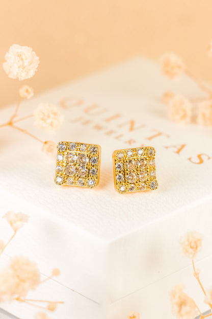 Emma Square Stud Earrings