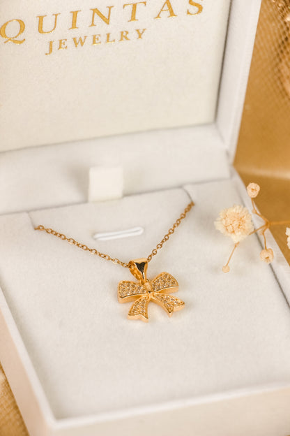 Velora Bow Necklace