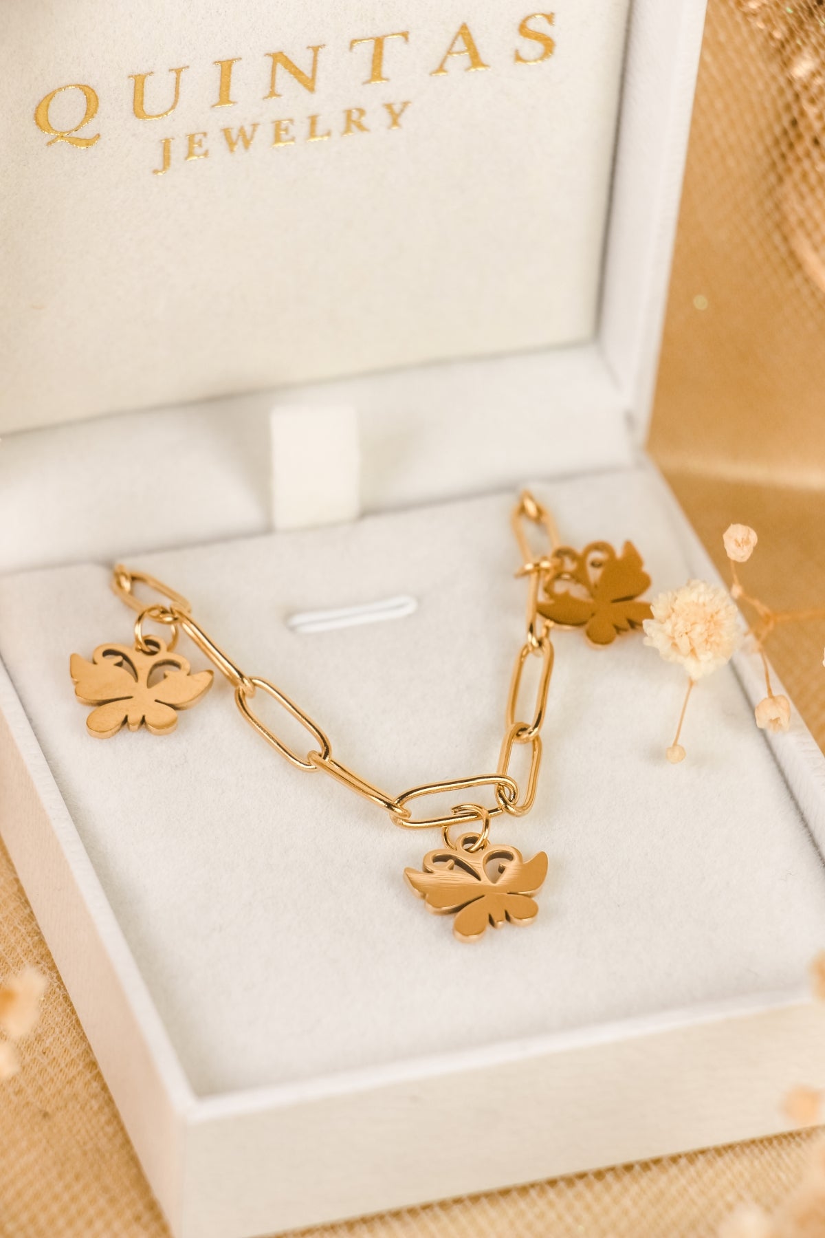 Lumière Butterfly Link Bracelet